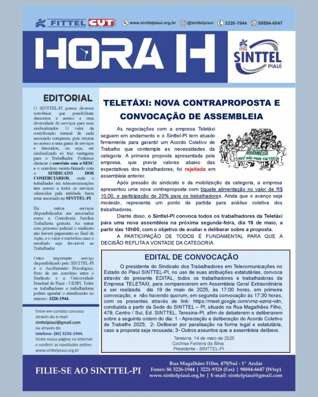 Hora 29 - Maio 25